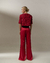 Calça Le Dress Atelier Sandra Pantalona Vermelho - Espaço LD