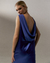 Vestido Le Dress Atelier Tábata Acetinado Azul Klein - comprar online