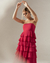 Vestido Le Dress Atelier Teodora Longo Pink Babados - comprar online