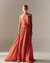 Le Dress Atelier Vestido Cindy Blusê Coral na internet