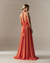 Le Dress Atelier Vestido Cindy Blusê Coral - comprar online