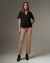Lu Rubin Blusa Manga Curta Taís Preto - Espaço LD