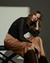 Calça Le Dress Atelier Sandra Pantalona Caramelo na internet