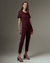 Lu Rubin Blusa Duda Bordô - comprar online