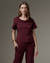 Lu Rubin Blusa Duda Bordô