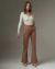 Calça Maya Flare Marrom - Espaço LD
