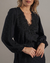 Vestido Boutic. Romana Com Renda Poá Preto - loja online