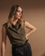 Lu Rubin Regata Luciana Verde Militar - comprar online