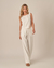 Calça Boutic. Alfaiataria Thais Off White