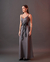 Vestido Boutic. Ipanema Slip Cinza Puro Linho