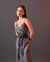 Vestido Boutic. Ipanema Slip Cinza Puro Linho - comprar online