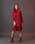 Lu Rubin Vestido Aurora Vinho