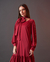 Lu Rubin Vestido Aurora Vinho - comprar online