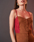 Vestido Norah Patch Camurça - comprar online