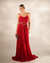 Saia Le Dress Atelier Longa Plissada Alix Vermelho - comprar online