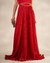 Saia Le Dress Atelier Longa Plissada Alix Vermelho