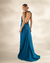 Vestidp Angelina Le Dress Atelier Angelina Bordado Azul Petróleo na internet