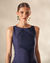 Vestido Le Dress Atelier Ava Bicolor Marinho e Off White na internet