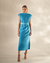 Vestido Le Dress Atelier Jack Midi Azul