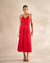 Vestido Le Dress Atelier Midi Julia Cereja na internet