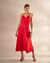 Vestido Le Dress Atelier Midi Julia Cereja