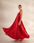 Le Dress Atelier Vestido Luana Plissado Vermelho