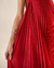 Le Dress Atelier Vestido Luana Plissado Vermelho - Espaço LD