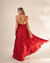 Le Dress Atelier Vestido Luana Plissado Vermelho - comprar online