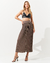 Top Le Dress Atelier Couro Preto - comprar online