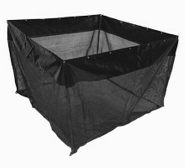 BERÇARIO/ BOLSÃO (2,80X2,80X1,30) MALHA 10MM EM PVC- COM COMEDOURO - comprar online