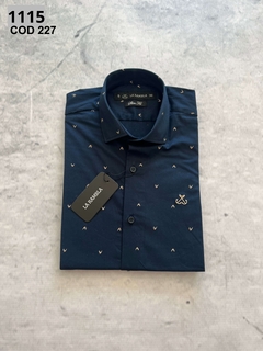CAMISA CUELLO ITALIANO 1115 - comprar online