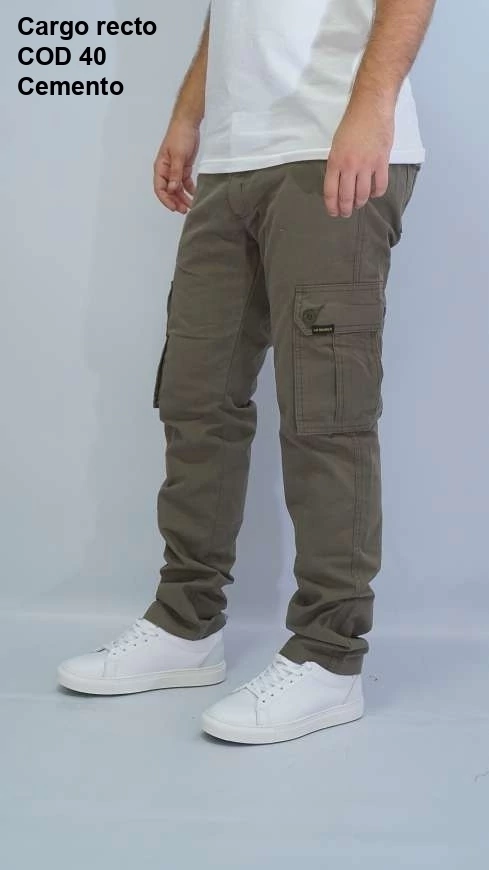 PANTALON CARGO RECTO