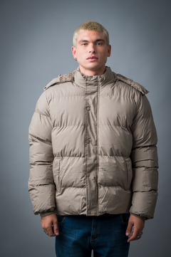 CAMPERA PUFFER CON PIEL 4834 - LA RAMBLA STORE