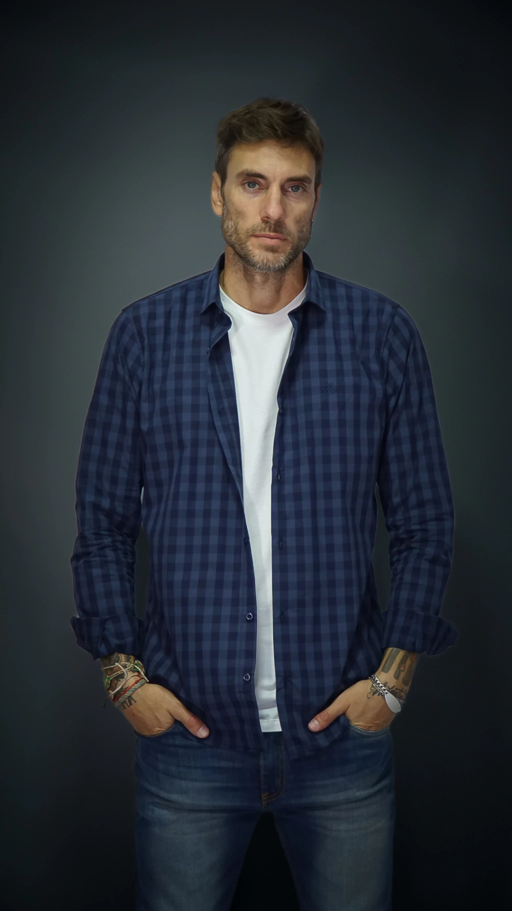 CAMISA CUADROS SLIM FIT 575