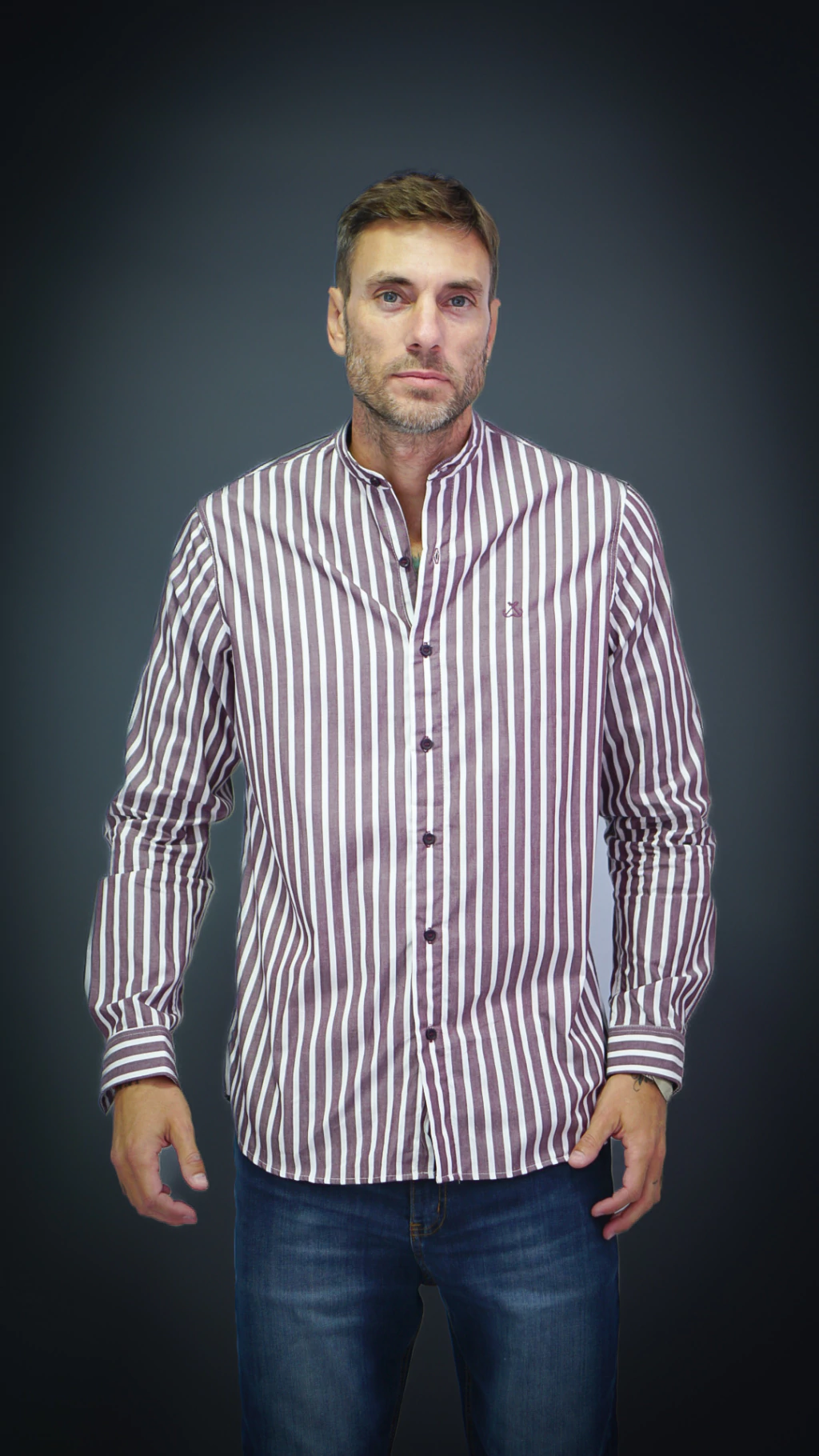 CAMISA MAO RAYAS 478