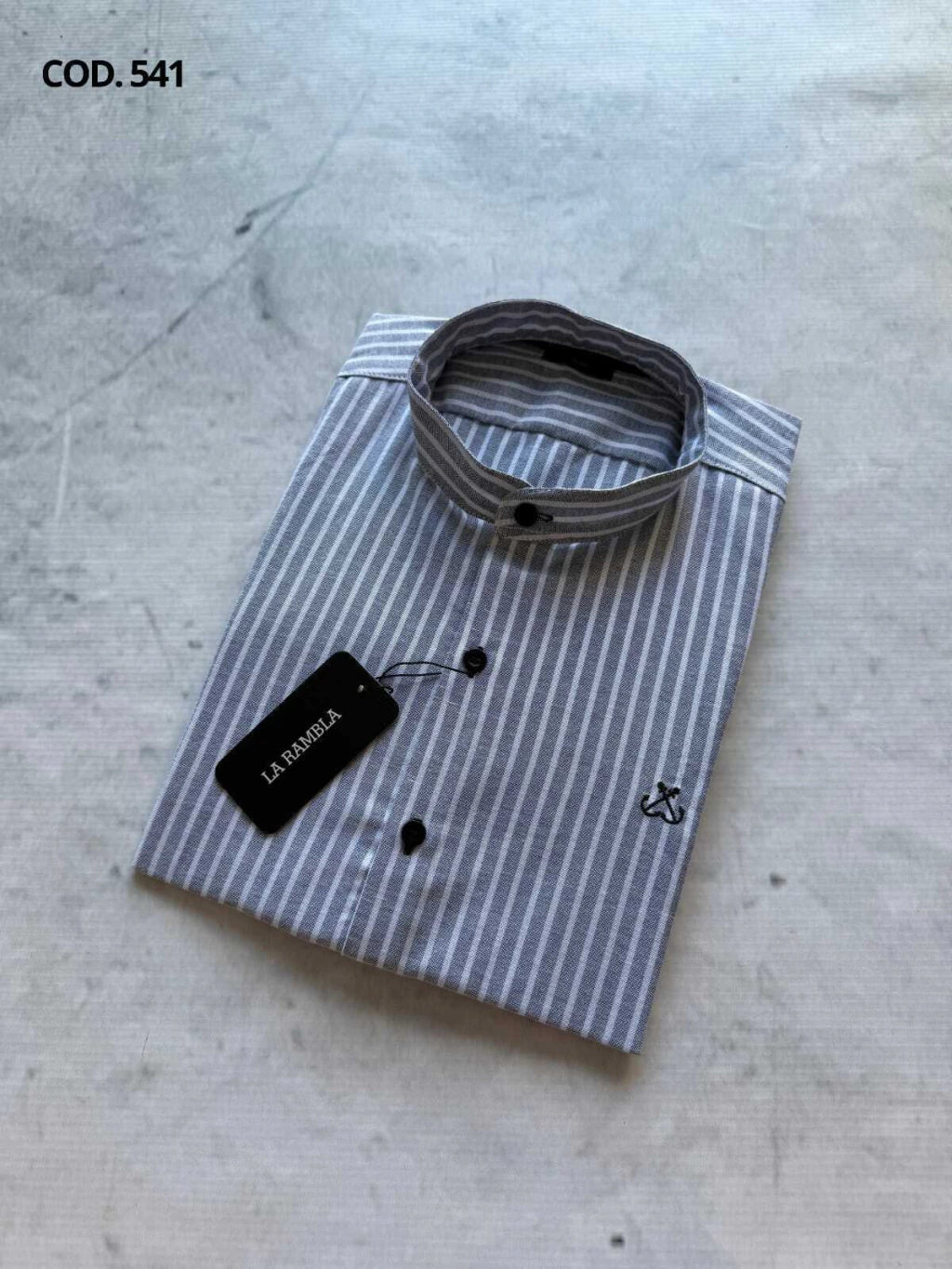 CAMISA MAO RAYAS OXFORD 541