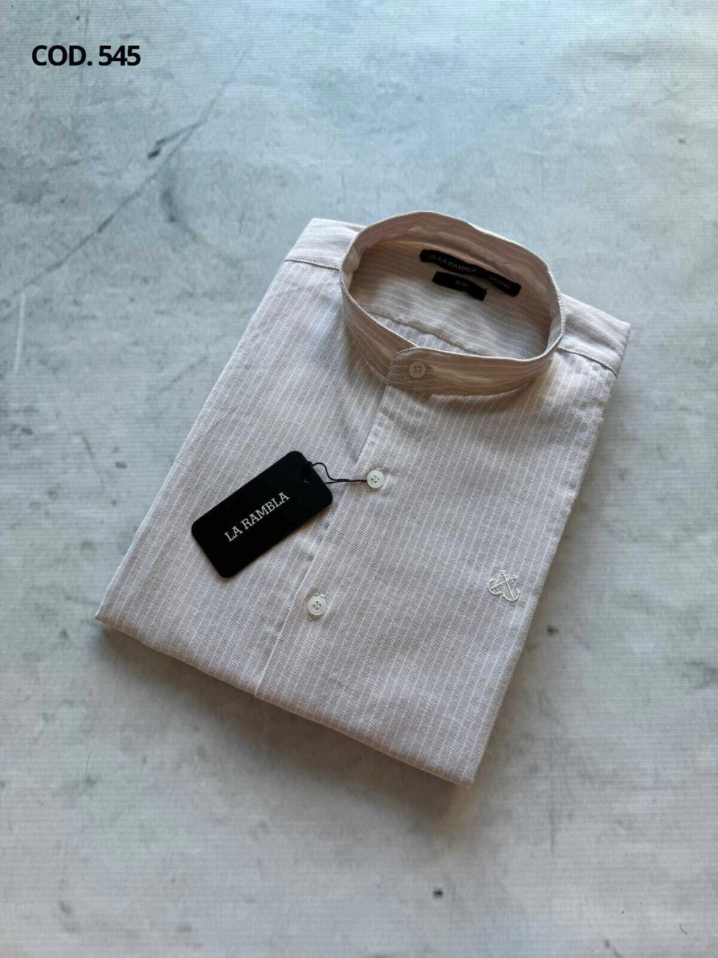 CAMISA MAO RAYAS OXFORD 545