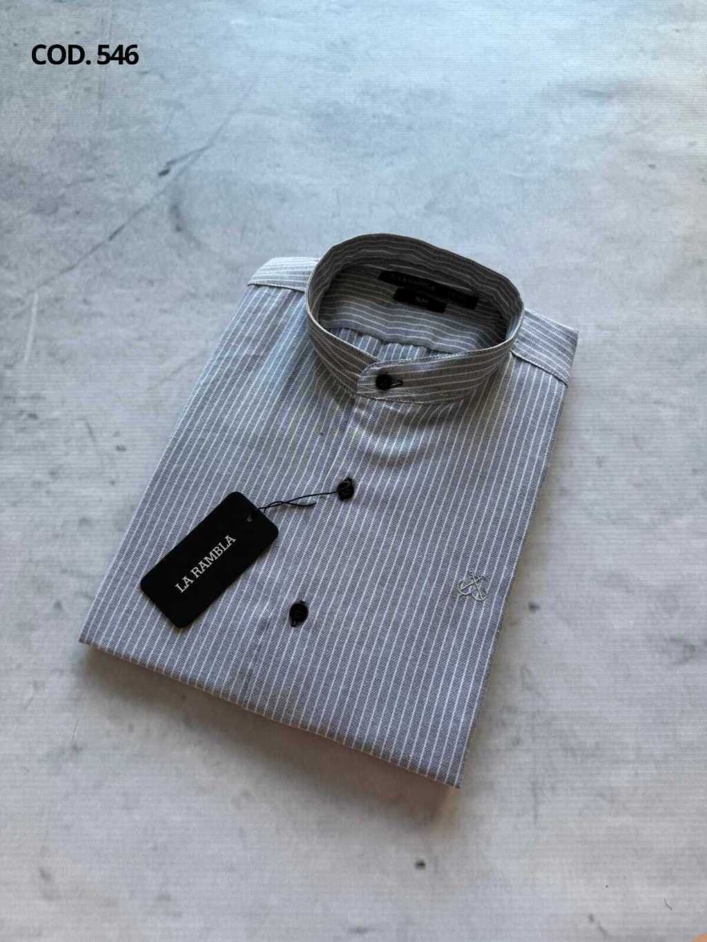CAMISA MAO RAYAS OXFORD 546