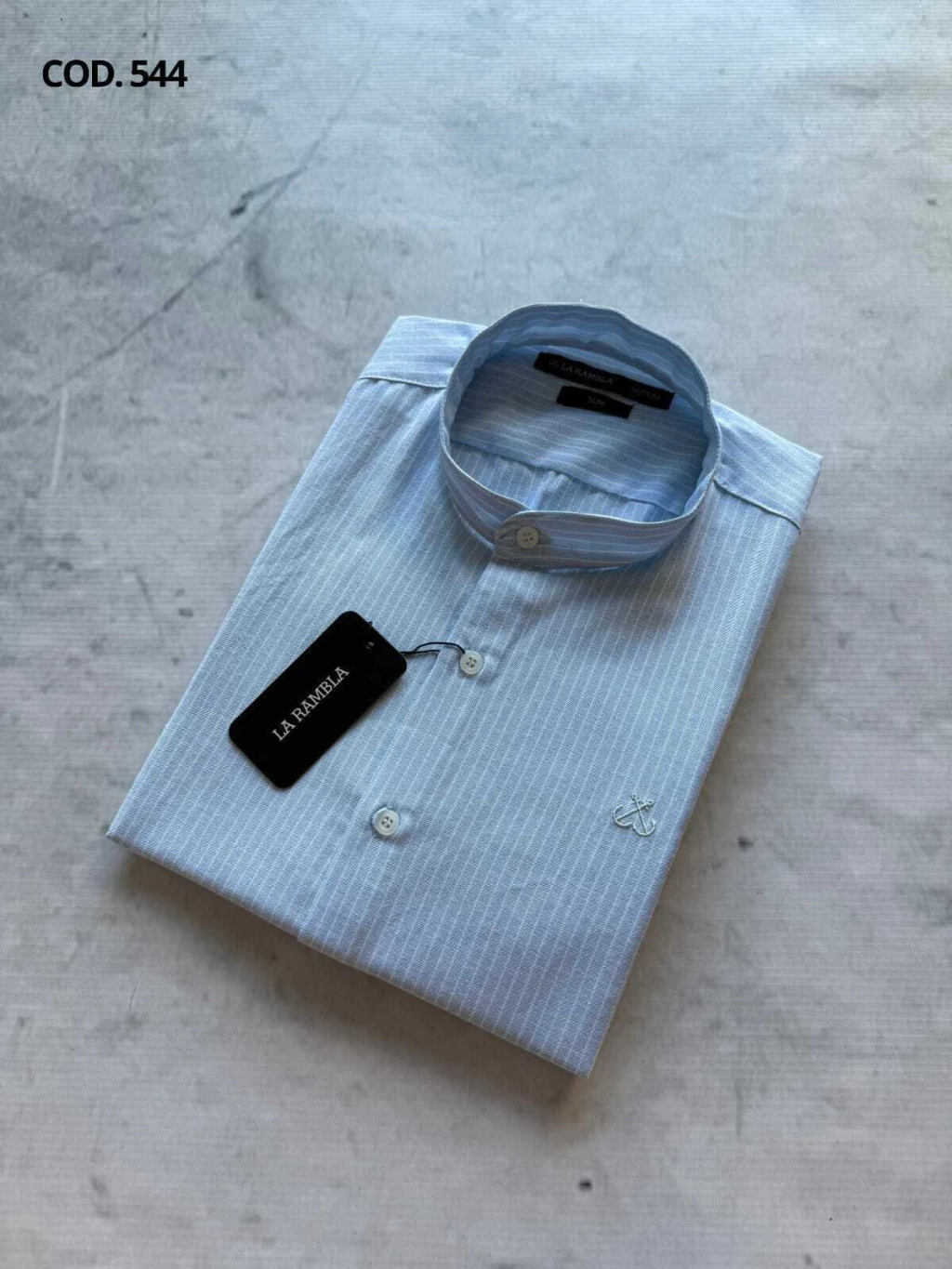 CAMISA MAO RAYAS OXFORD 544