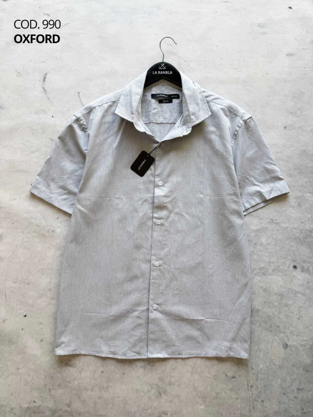 CAMISA MC OXFORD 990