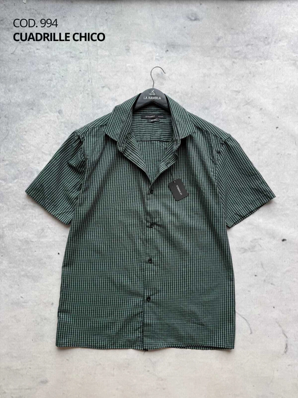 CAMISA MC CUADRILLE 994