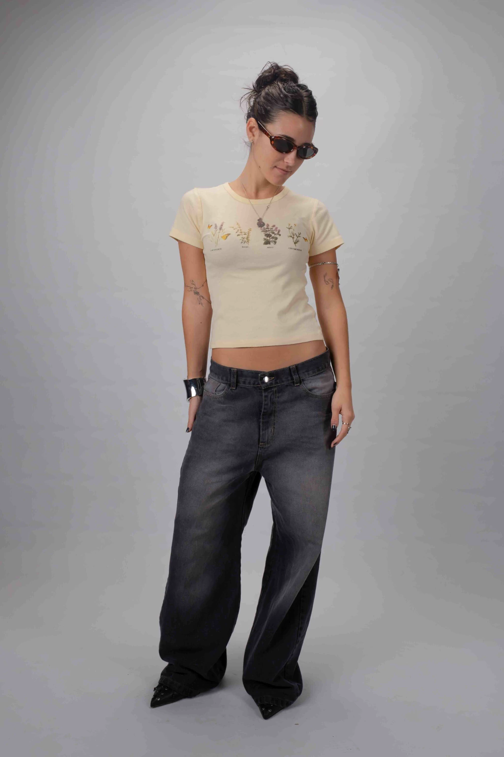 PANTALON WASHED BLACK