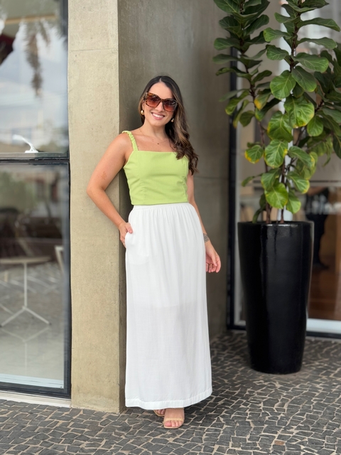 Cropped Rebecca - Verde Lima