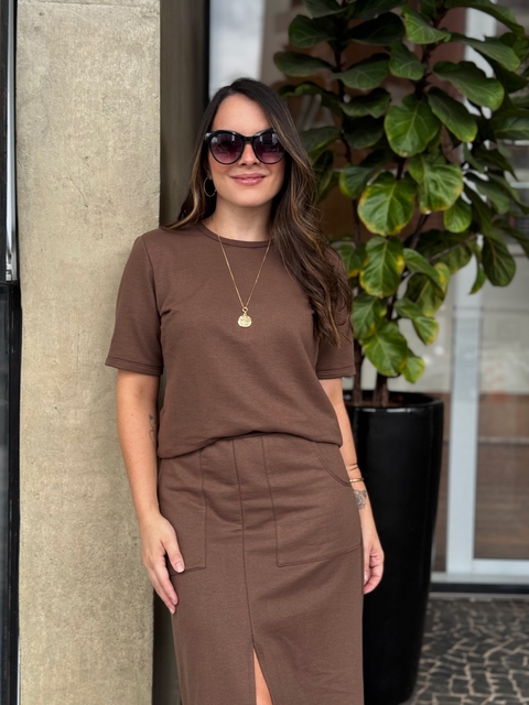 Blusa Helen - Marrom - comprar online