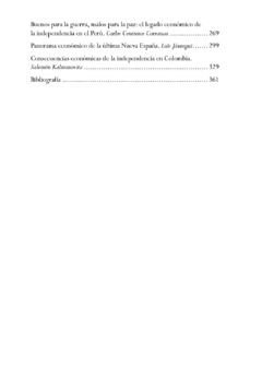 La historia económica y los procesos de independencia en la América hispana / Susana Bandieri en internet