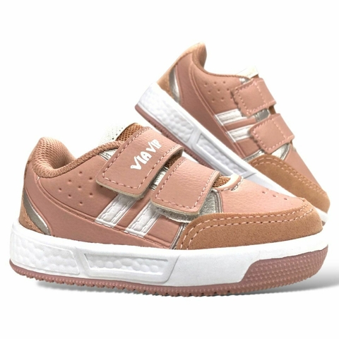 Tênis Menina Via Vip Vv2803 Velcro Sintético Escolar - comprar online
