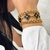 Pulseira 5 Voltas Trevo Preto na internet