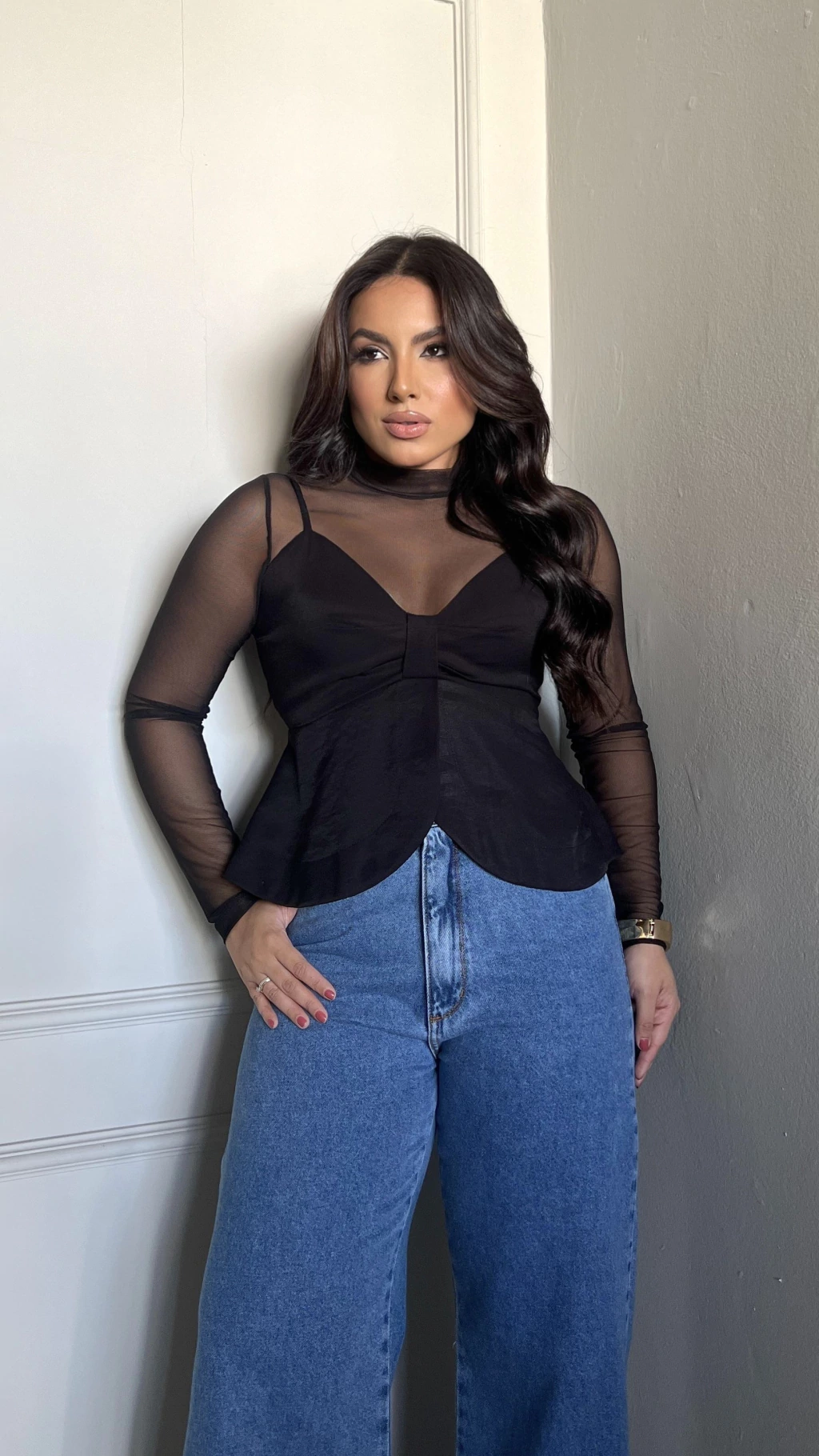 BLUSA LAÇO PIETRA SEM TULE