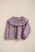 Remera con volado - Lila - comprar online