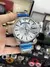 DIESEL CHIEF DZ 4477 PRATA/BRANCO 53MM - A PROVA DÁGUA 10ATM